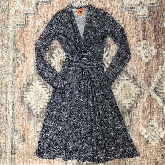 Tory Burch Dresses & Skirts - Tory Burch Long Sleeve Silk Wrap Dress